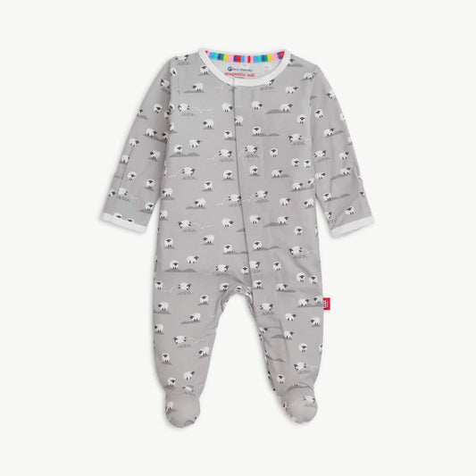 Magnetic Me-Baa Baa Baby Gray Modal Magnetic Footie