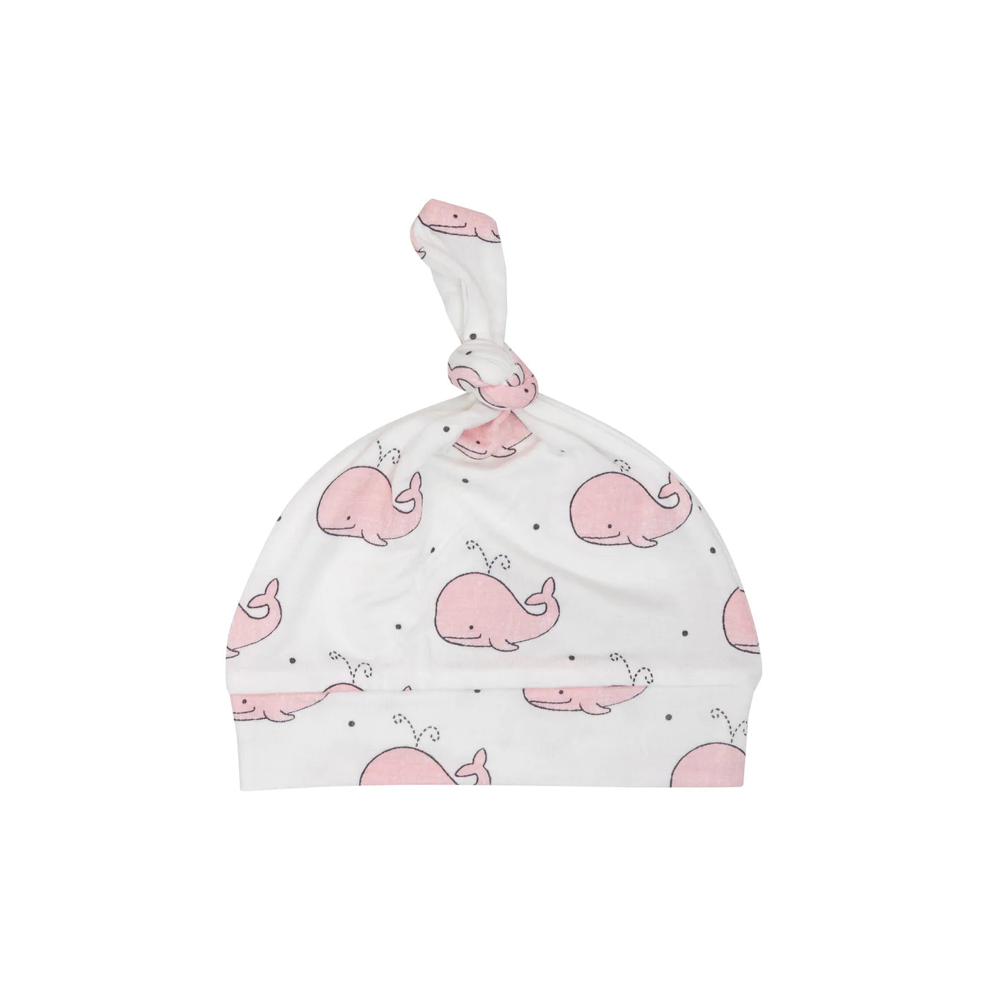 Angel Dear- Bubbly Whale Pink Knotted Hat