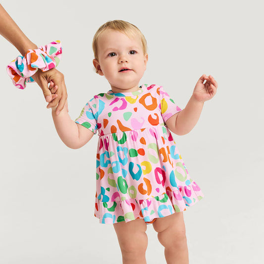 Posh Peanut Luella Twirl Bodysuit Dress