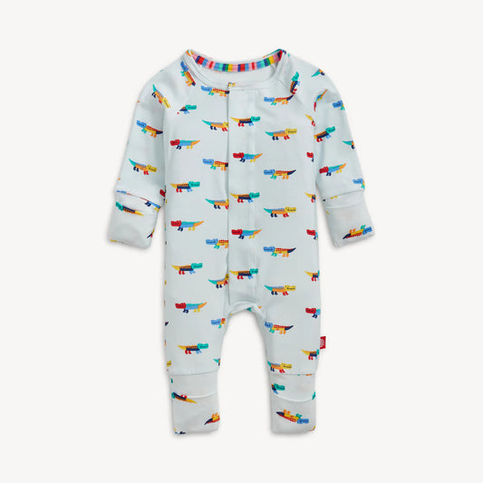 Crocodile Colorpop Blue Modal Convertible Coverall