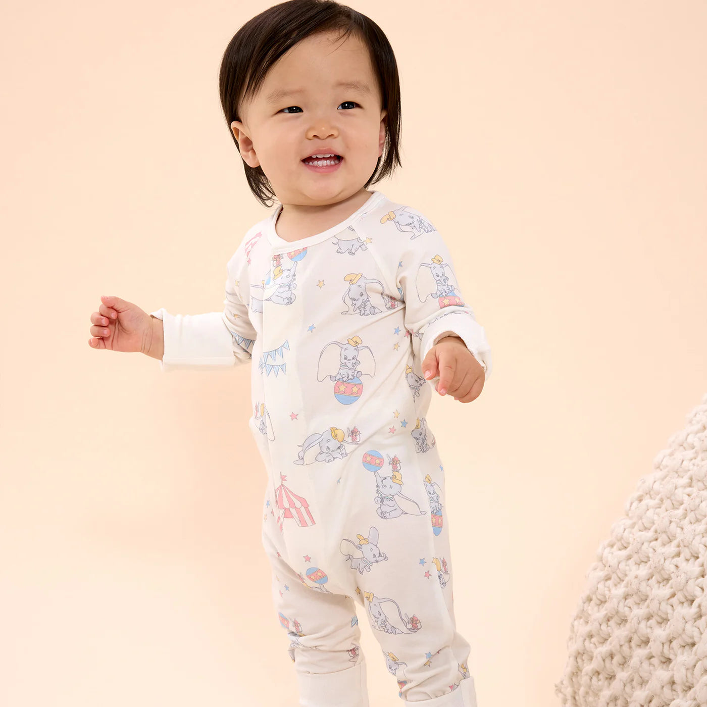Dumbo Circus Modal Magnetic Convertible Coverall
