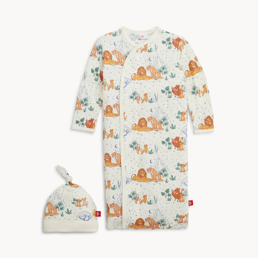 Magnetic Me Lion King Modal Gown +Hat Set