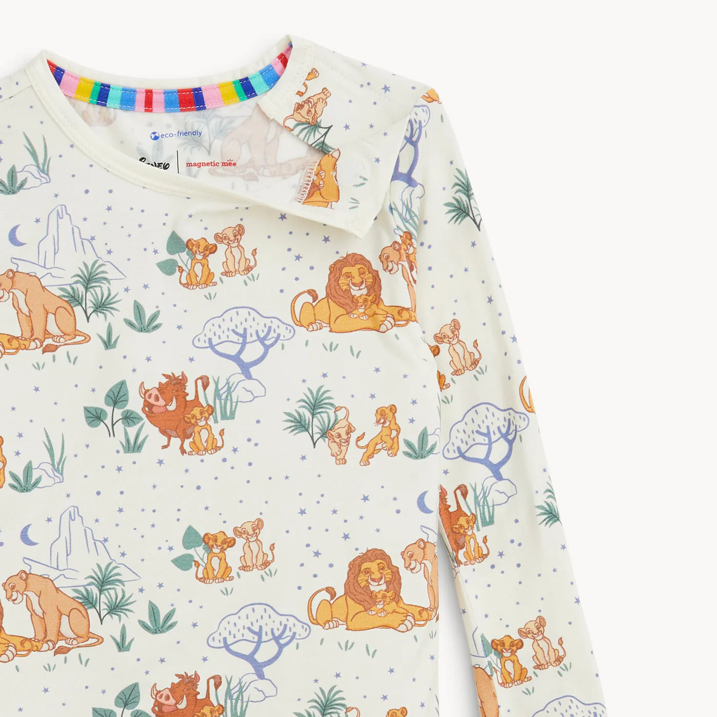 Lion King Modal L/S Long Pant PJ Set