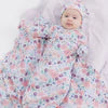 Whistledon Ruffle Placket Gown + Hat Set