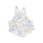 Angel Dear Samantha Floral Ruffle Sunsuit