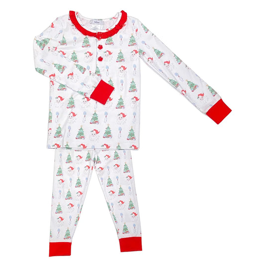 ISHTEX Santa Girl's PJ Set
