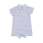 Angel Dear Stripe Vintage Blue Polo Shortie