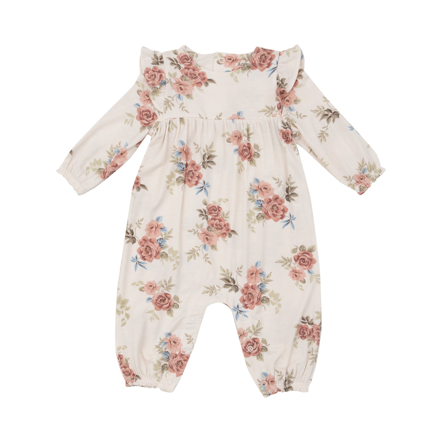 Angel dear - Romantic Roses Ruffle Sleeve Romper
