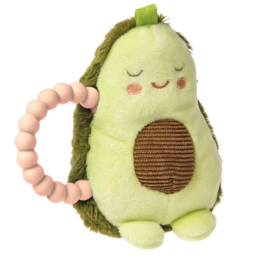Mary meyer set, yummy avocado teether rattle & yummy avocado crinkle teether
